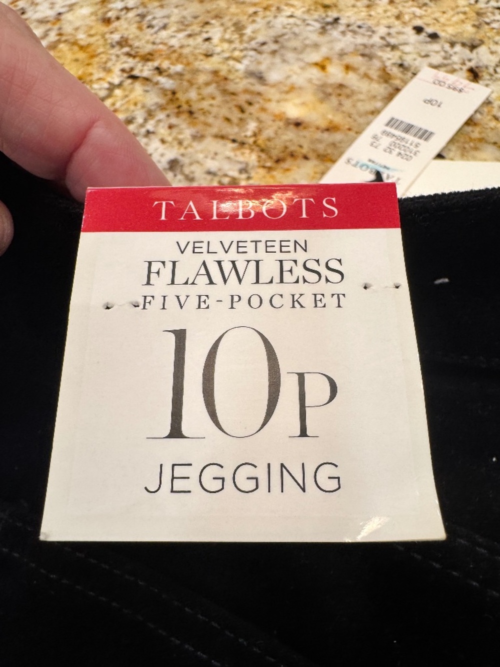 NWT Talbots Velveteen Flawless 5 Pocket Jean Jeggings Size 10P-HOLIDAY PERFECT!!
